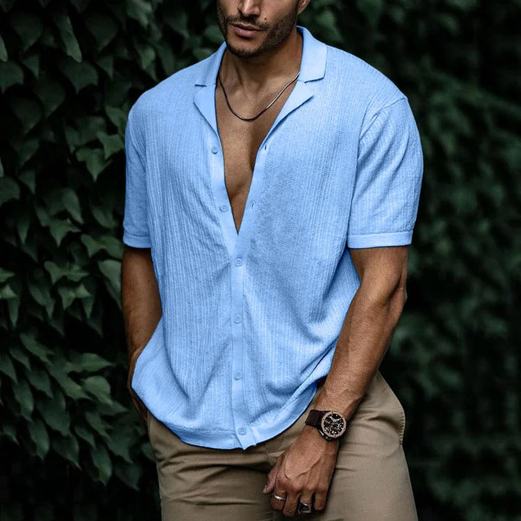 Alejandro | Camiseta de Manga Corta para Hombre con Diseño Casual 0
