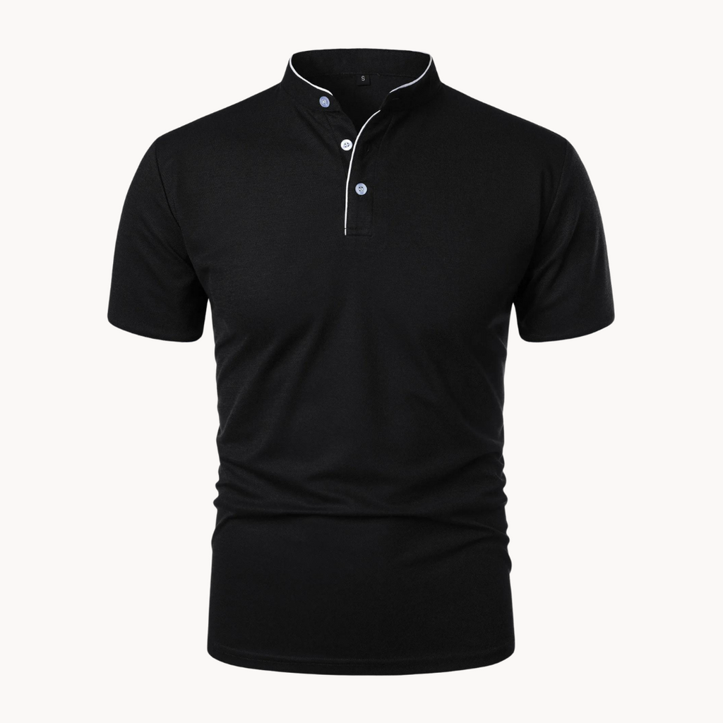 Alejandro | Polo de Punto Texturizado para Hombre con Cuello Oficial 1