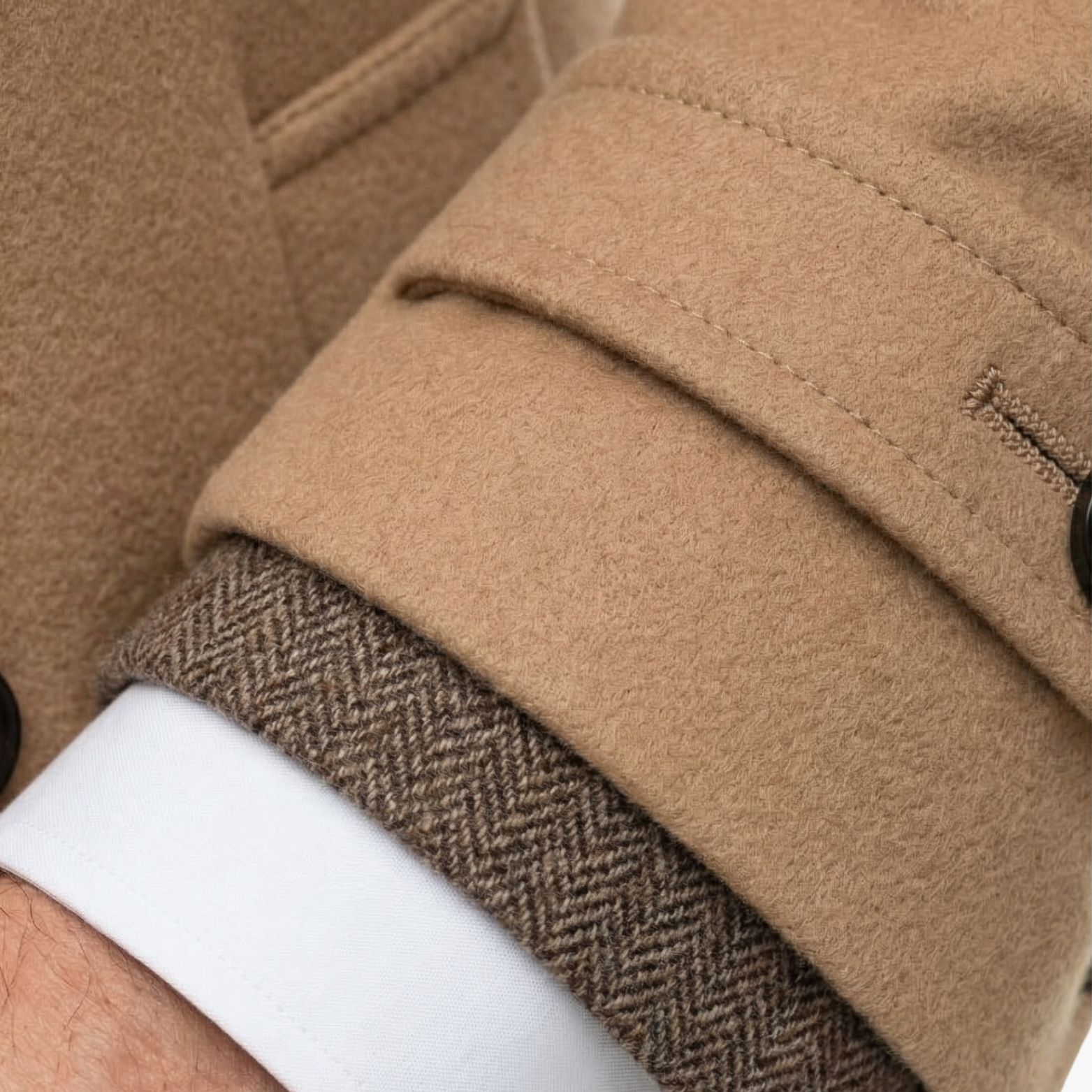 Andrés | Abrigo de Lana Doble Botonadura para Hombre Otoño Invierno 5