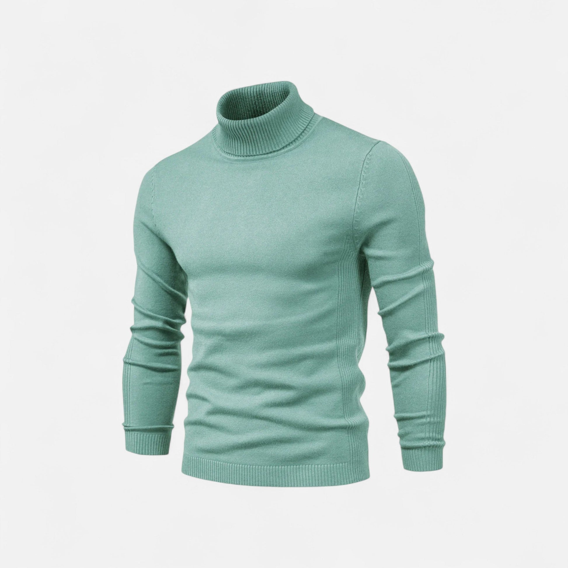 Andrés | Suéter de Cuello Alto de Algodón Premium para Hombre 11