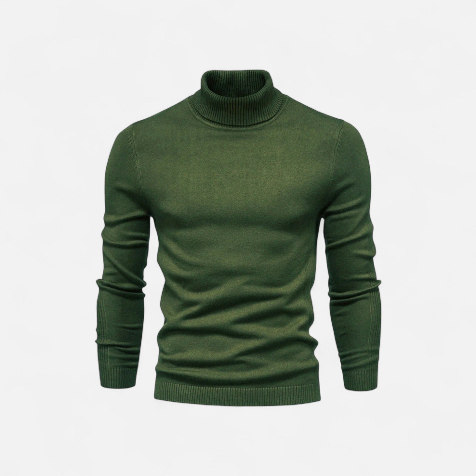 Andrés | Suéter de Cuello Alto de Algodón Premium para Hombre 14