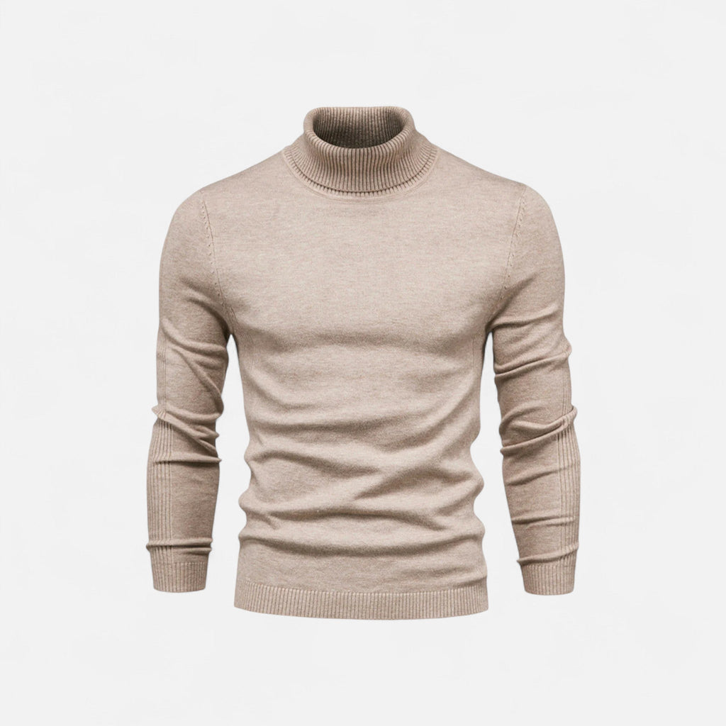 Andrés | Suéter de Cuello Alto de Algodón Premium para Hombre 3