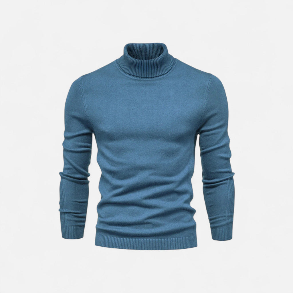 Andrés | Suéter de Cuello Alto de Algodón Premium para Hombre 5