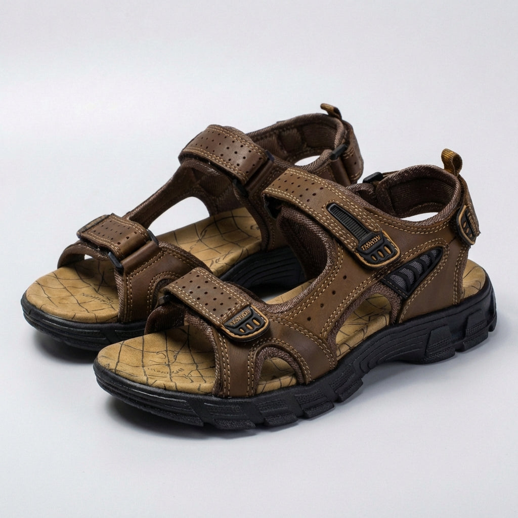MIGUEL – Sandalias ortopédicas perforadas para hombre