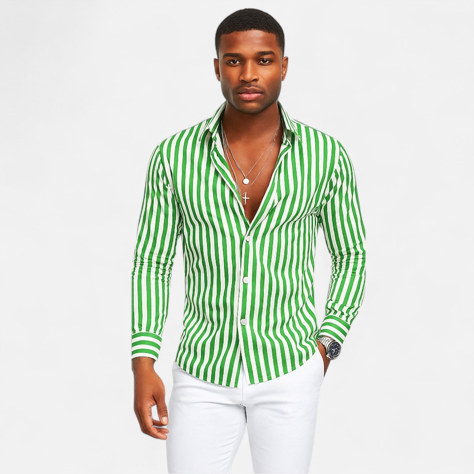Diego | Camisa de Lino Riviera para Hombre con Estilo Veraniego 7