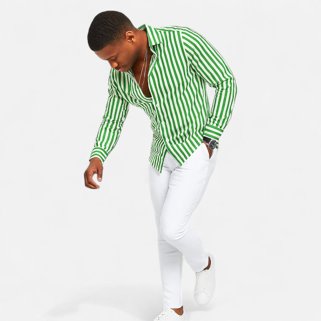 Diego | Camisa de Lino Riviera para Hombre con Estilo Veraniego 8