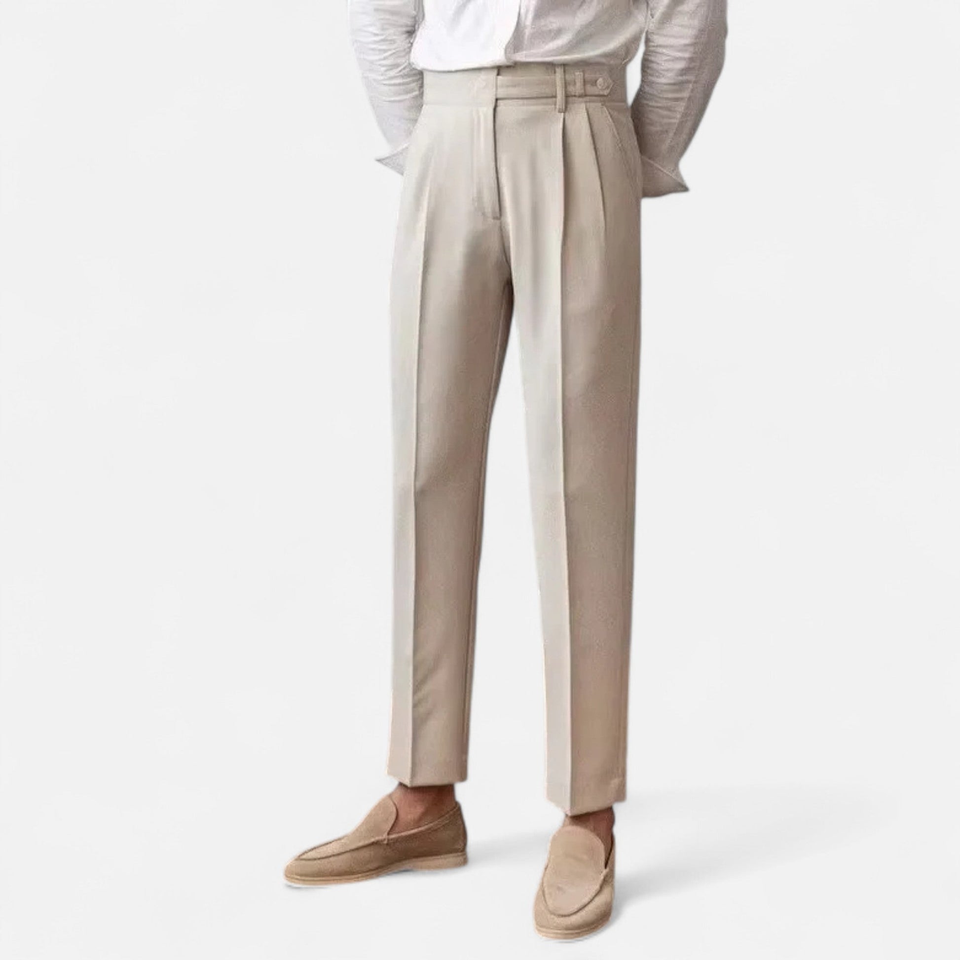 Diego | Pantalón Elegante de Estilo Italiano para Hombre con Corte Refinado y Tejido de Calidad 0