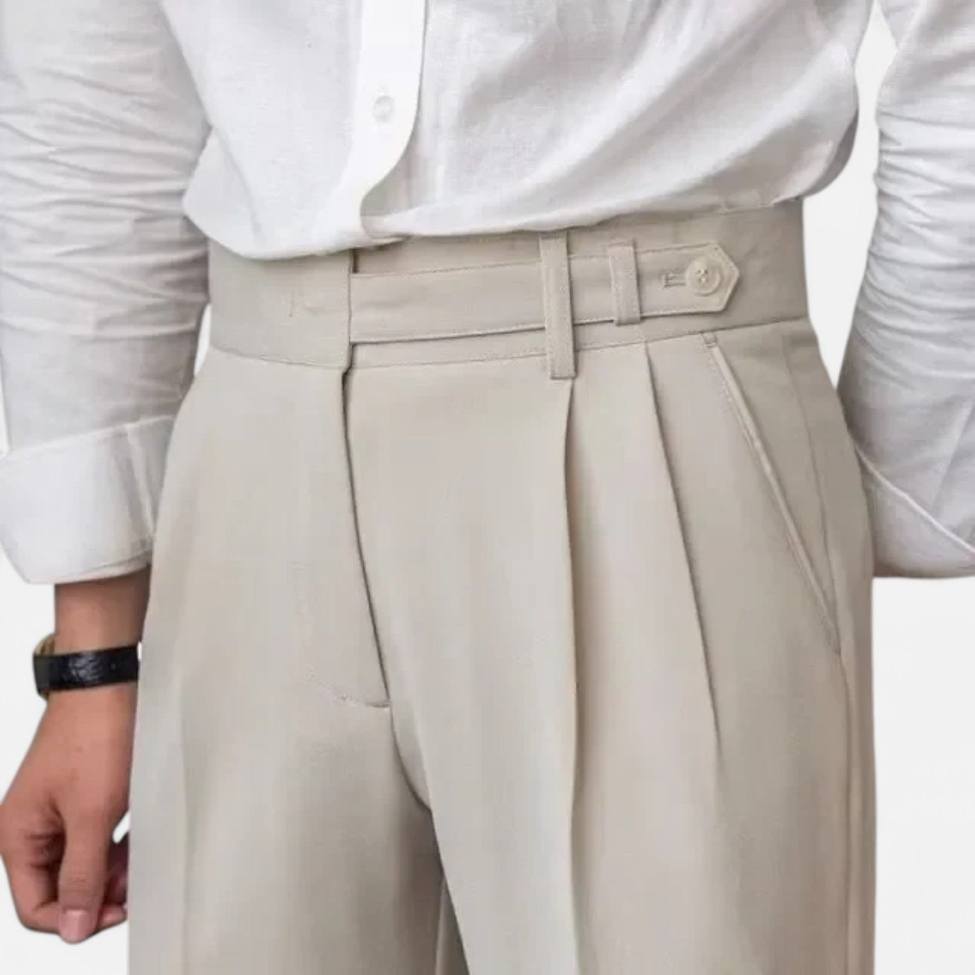 Diego | Pantalón Elegante de Estilo Italiano para Hombre con Corte Refinado y Tejido de Calidad 5