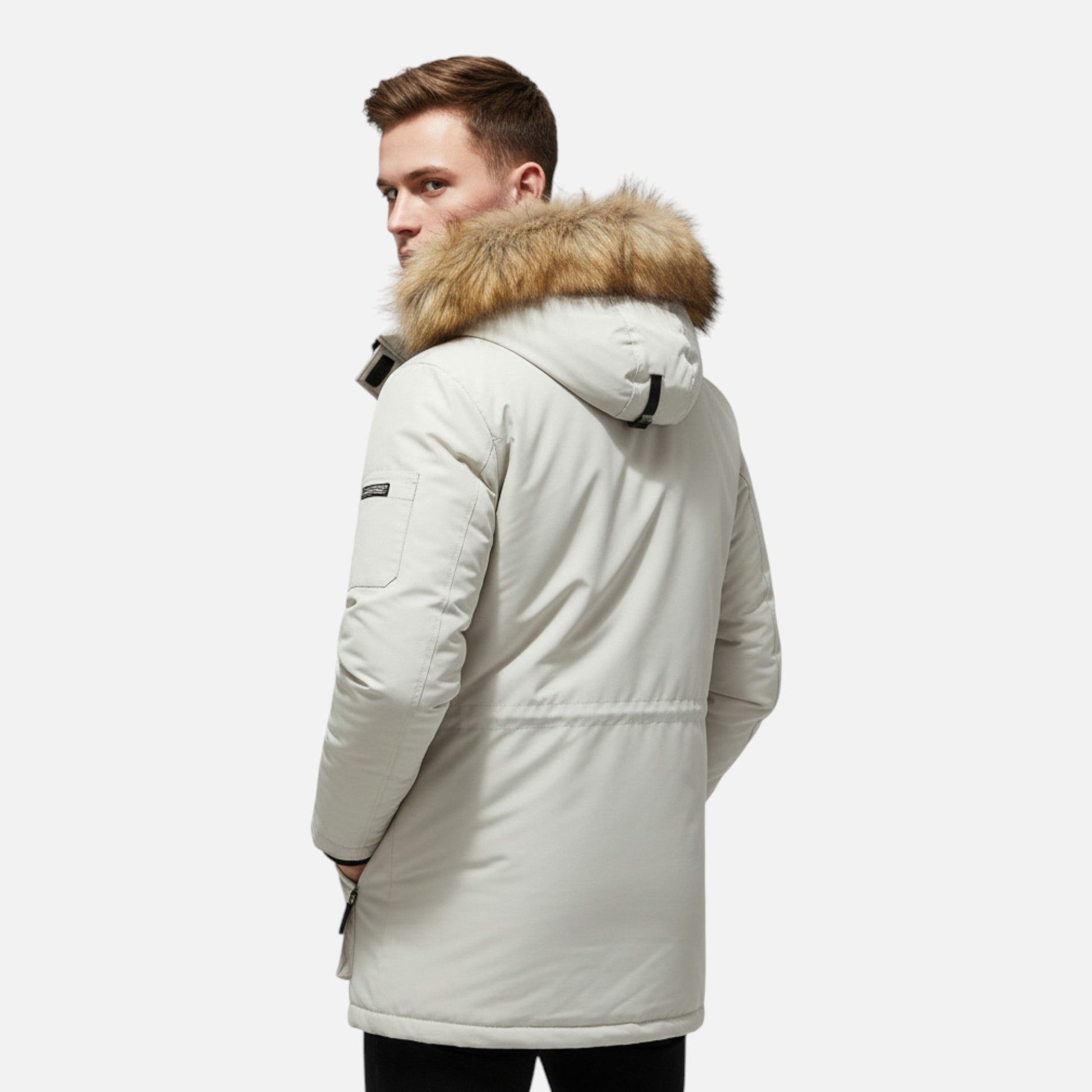 Diego | Parka de Plumón de Invierno para Hombre con Capucha y Forro Polar 2
