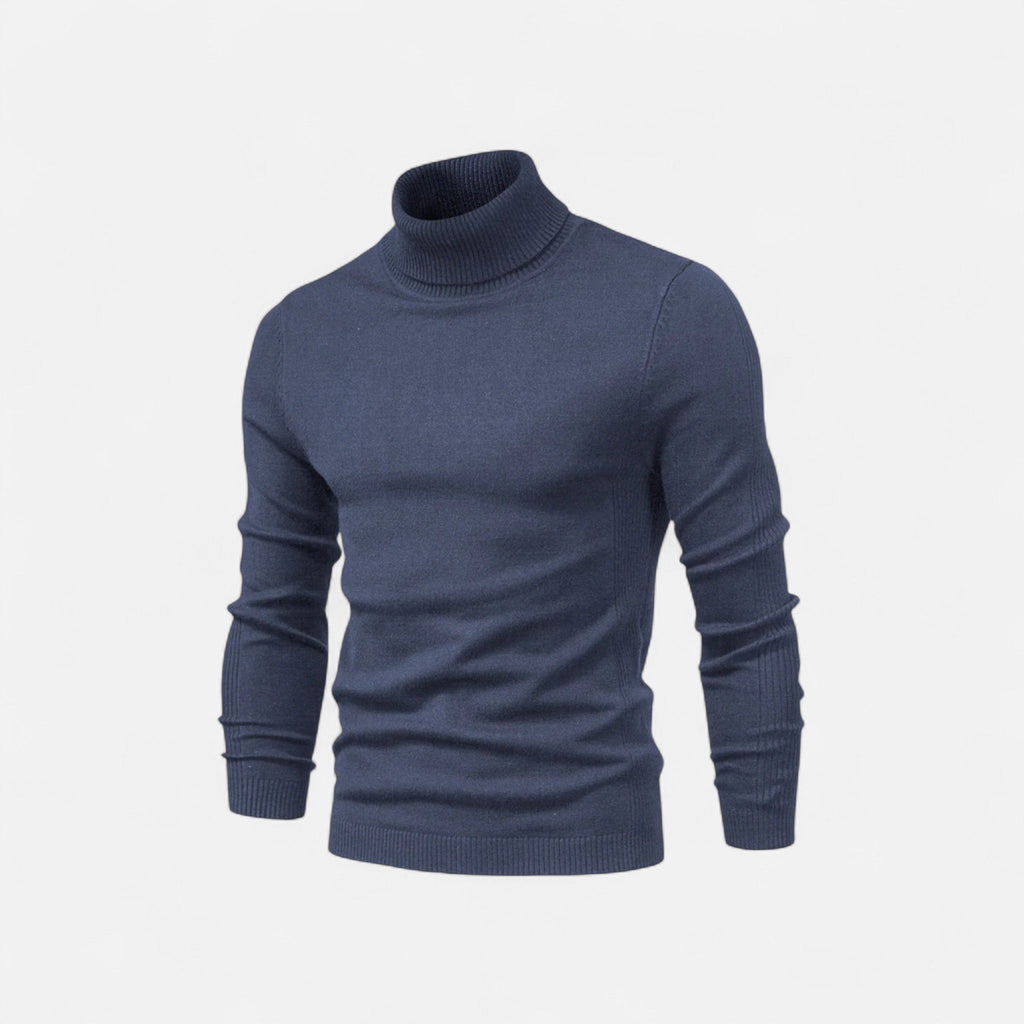 Diego | Suéter de Cuello Alto de Algodón para Hombre con Estilo Atemporal 6