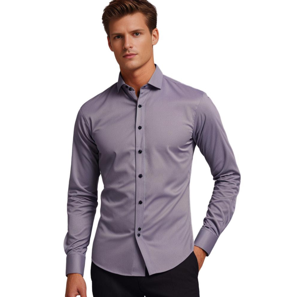 Ethan | Elegante Camisa Slim Fit de Manga Larga para Hombre 2