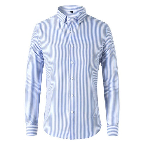Ethan | Elegante Camisa Slim Fit de Rayas Verticales 4