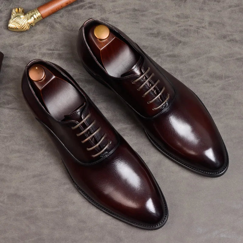 Ethan | Elegantes Zapatos Oxford de Cuero Clásicos 2