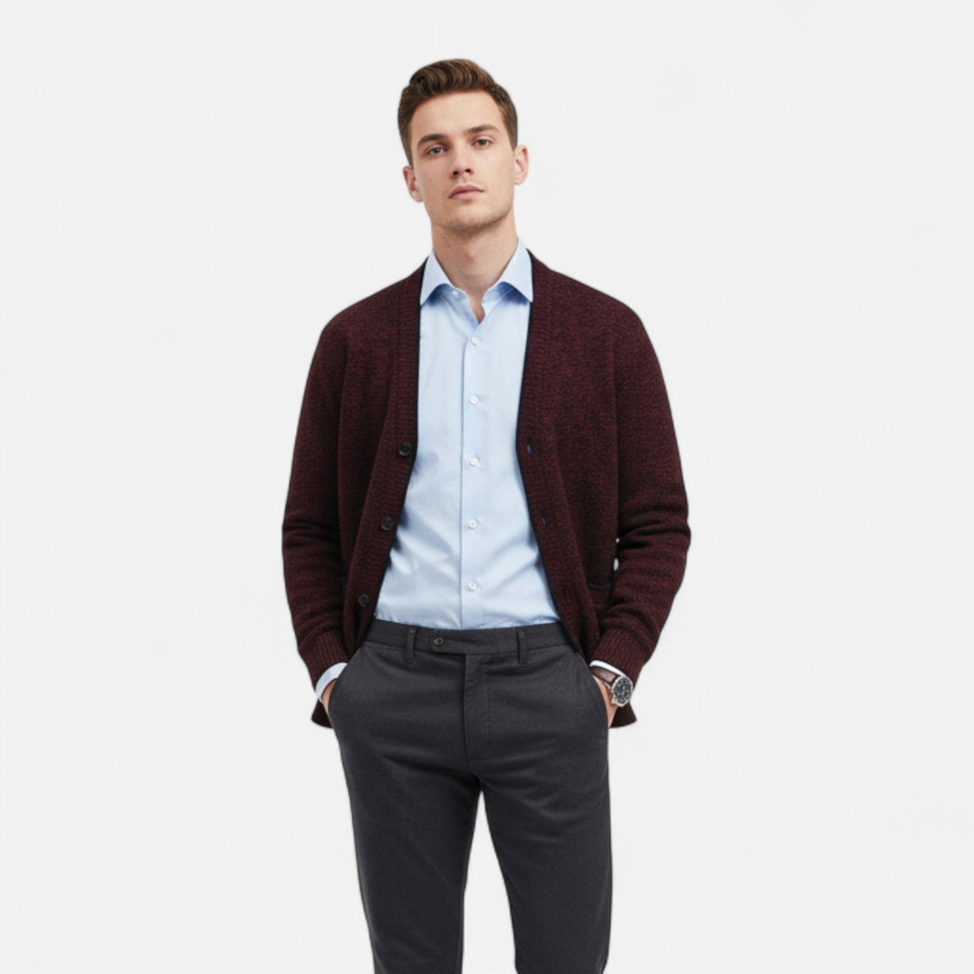 Fernando | Cárdigan de Punto Elegante para Hombre 1
