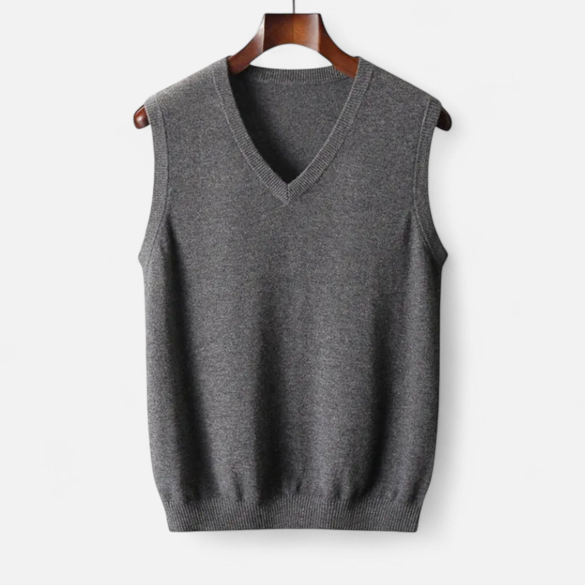 Fernando | Chaleco de Lana Merino con Cuello en V para Hombre 0