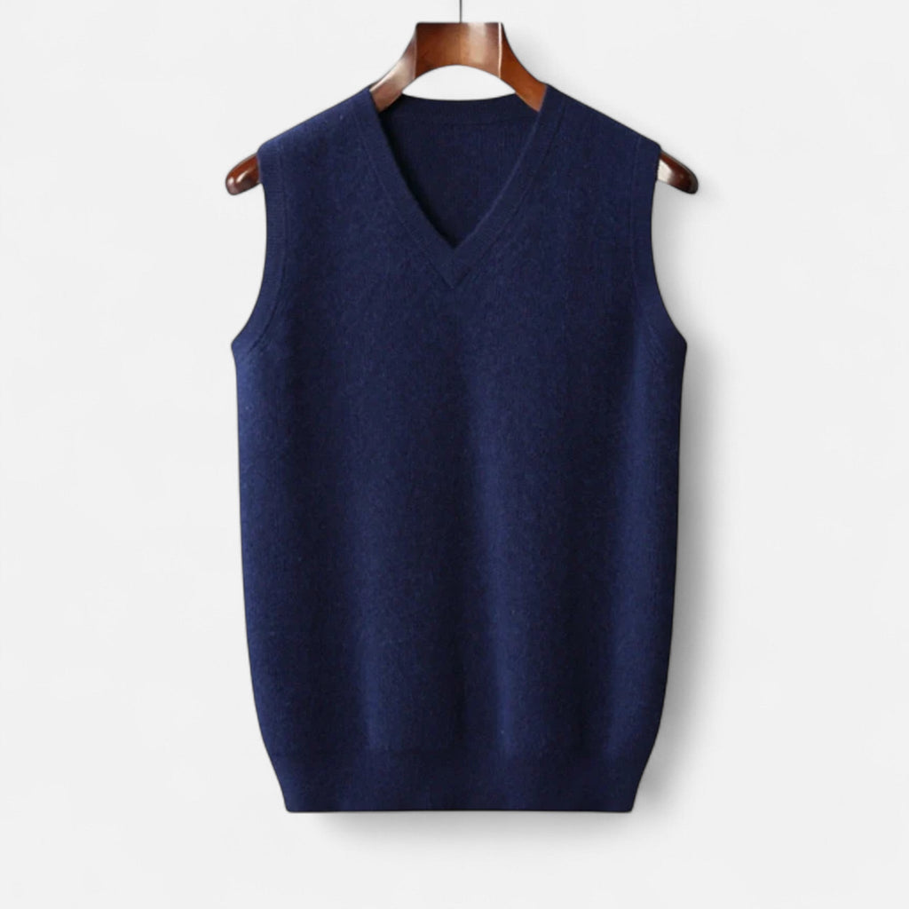 Fernando | Chaleco de Lana Merino con Cuello en V para Hombre 5