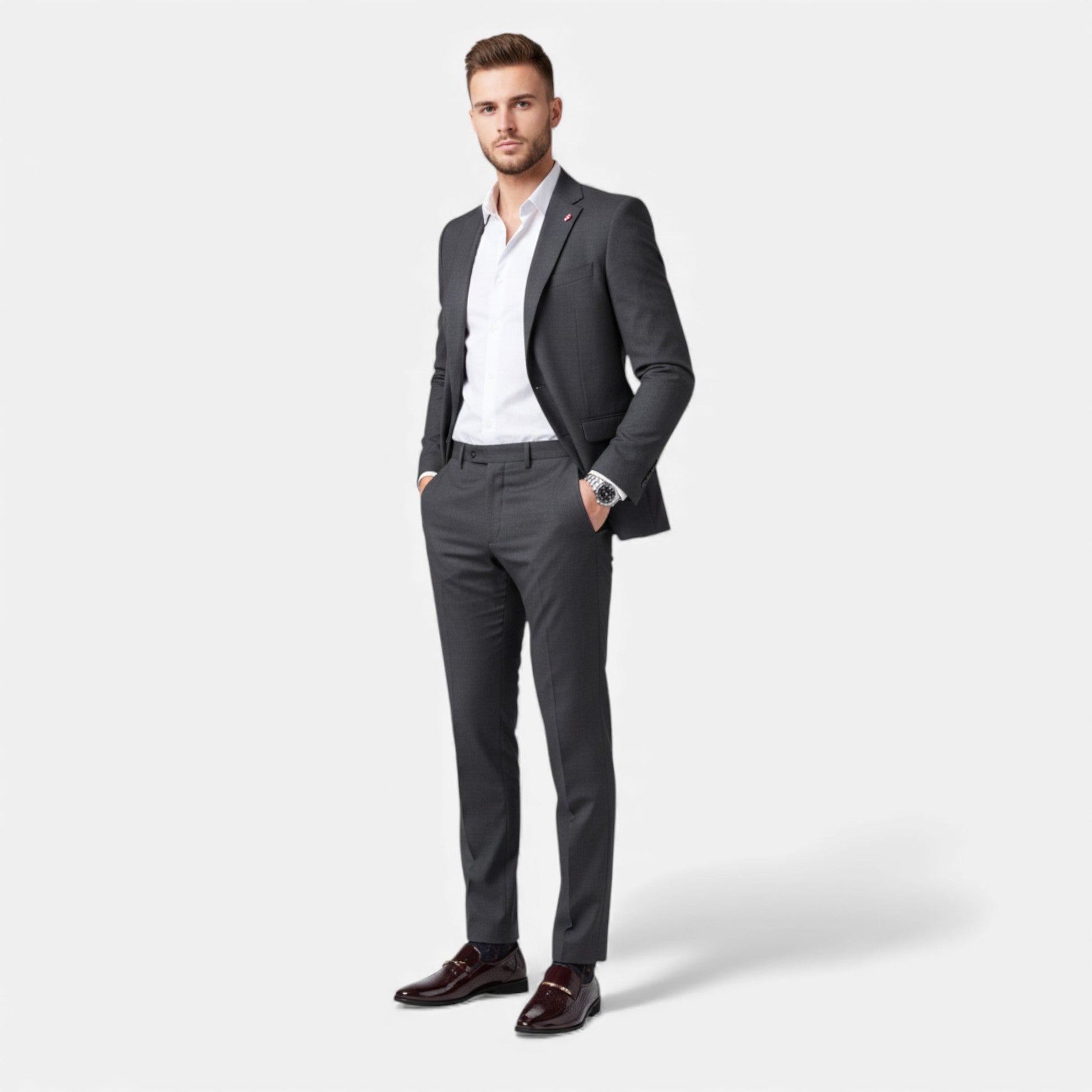 Fernando | Mocasines Brillantes de Vestir para Hombre con Estilo Clásico 5