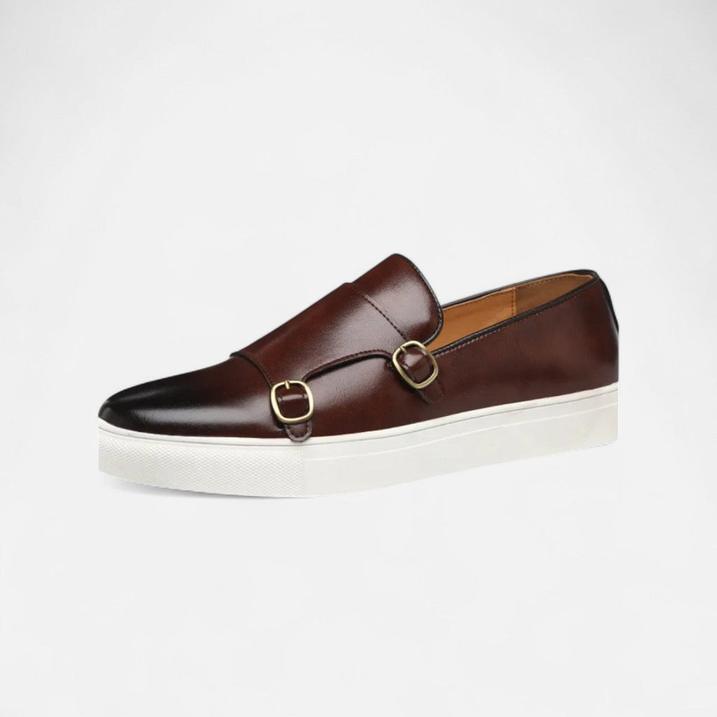 Fernando | Mocasines con Hebillas de Cuero para Hombre Elegantes 1