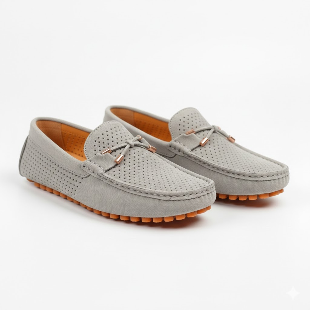 Fernando | Mocasines de Piel para Hombre con Diseño Perforado y Suela Antideslizante 5