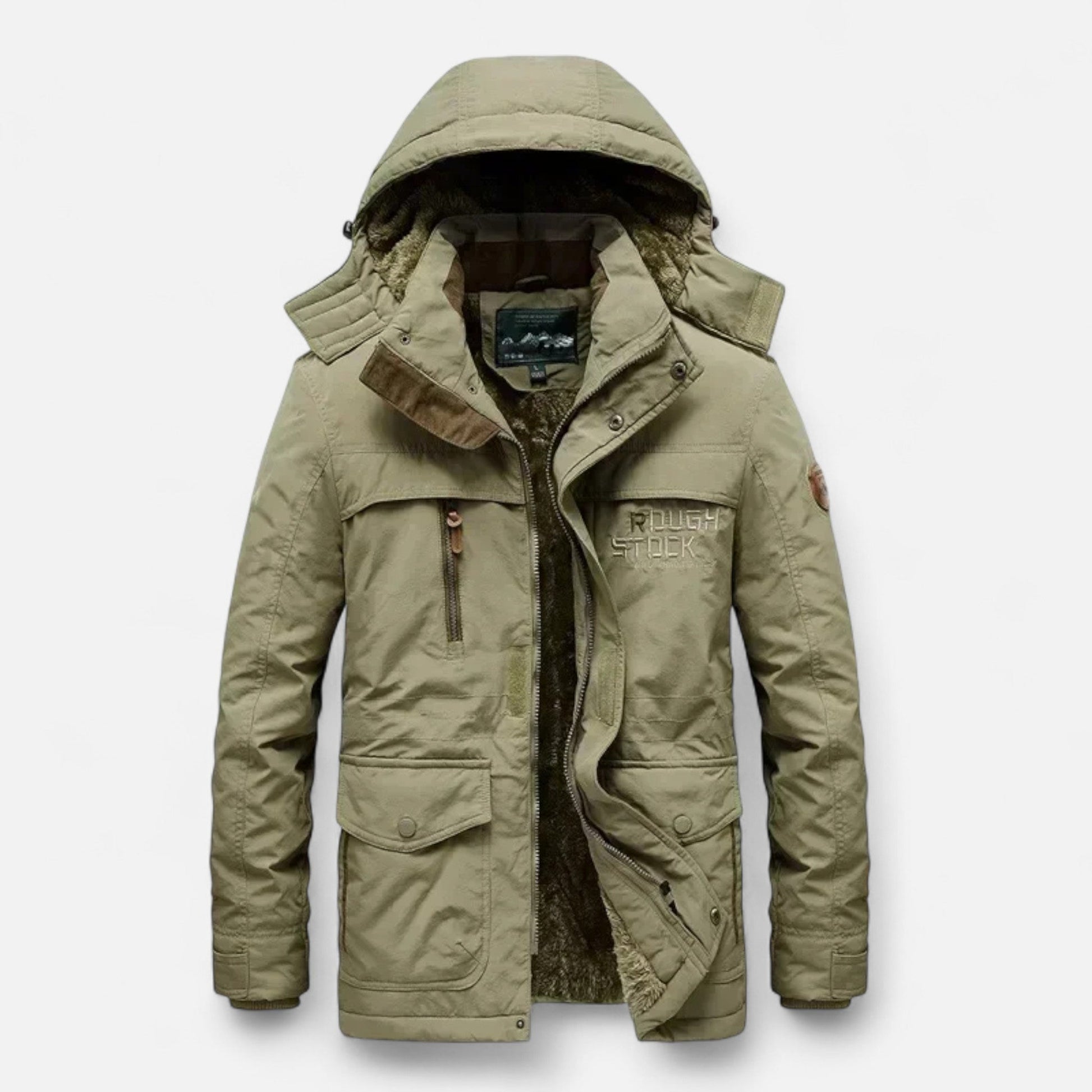Fernando | Parka Larga Impermeable de Invierno para Hombre con Capucha 3