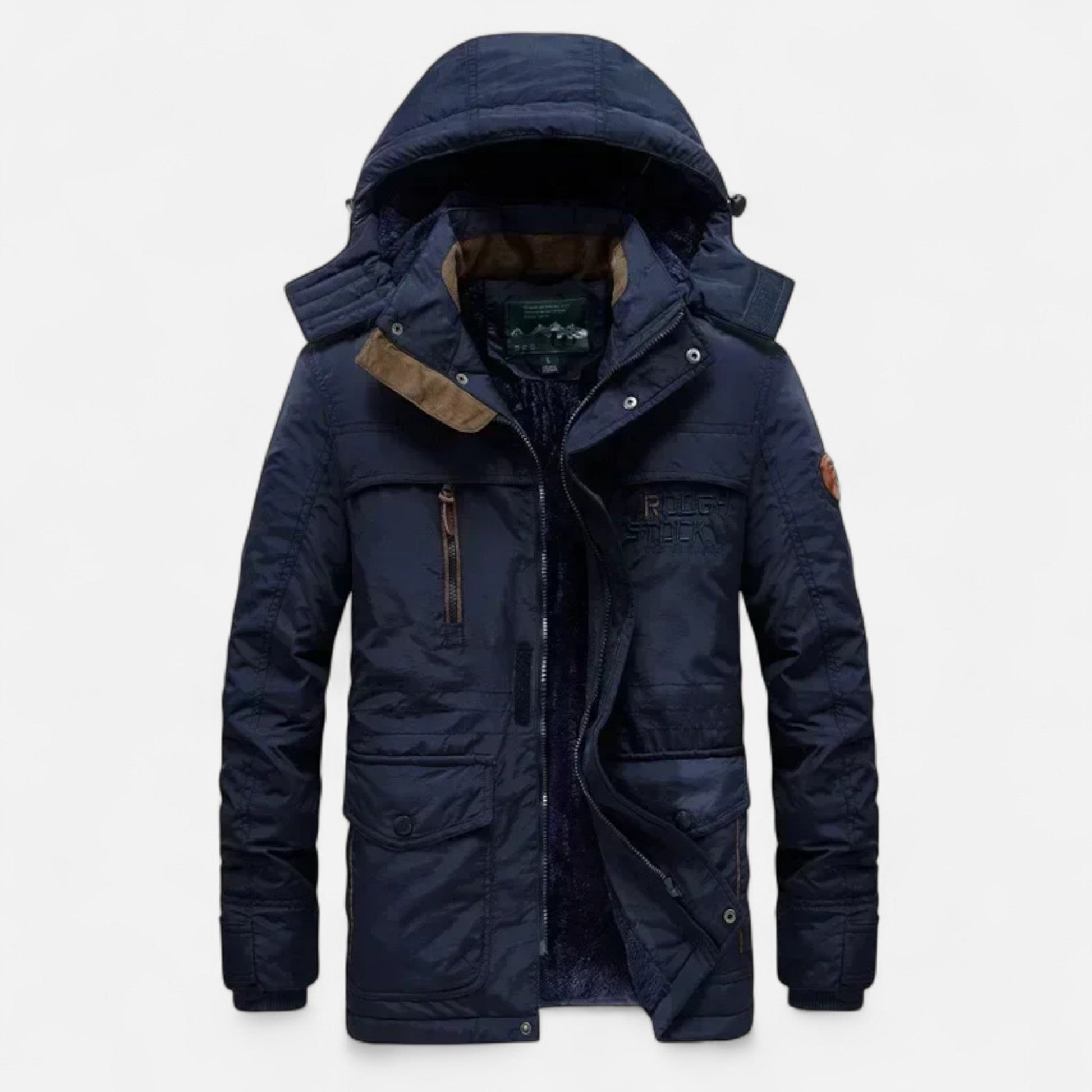 Fernando | Parka Larga Impermeable de Invierno para Hombre con Capucha 5