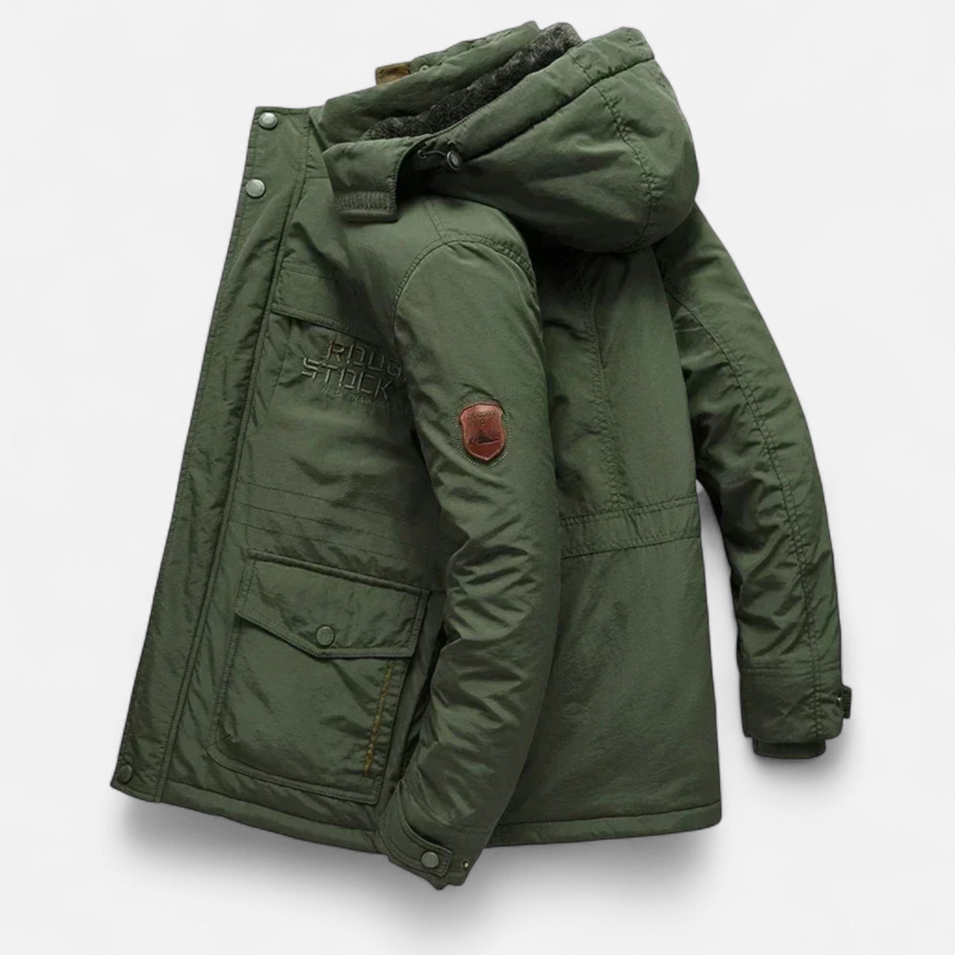 Fernando | Parka Larga Impermeable de Invierno para Hombre con Capucha 8