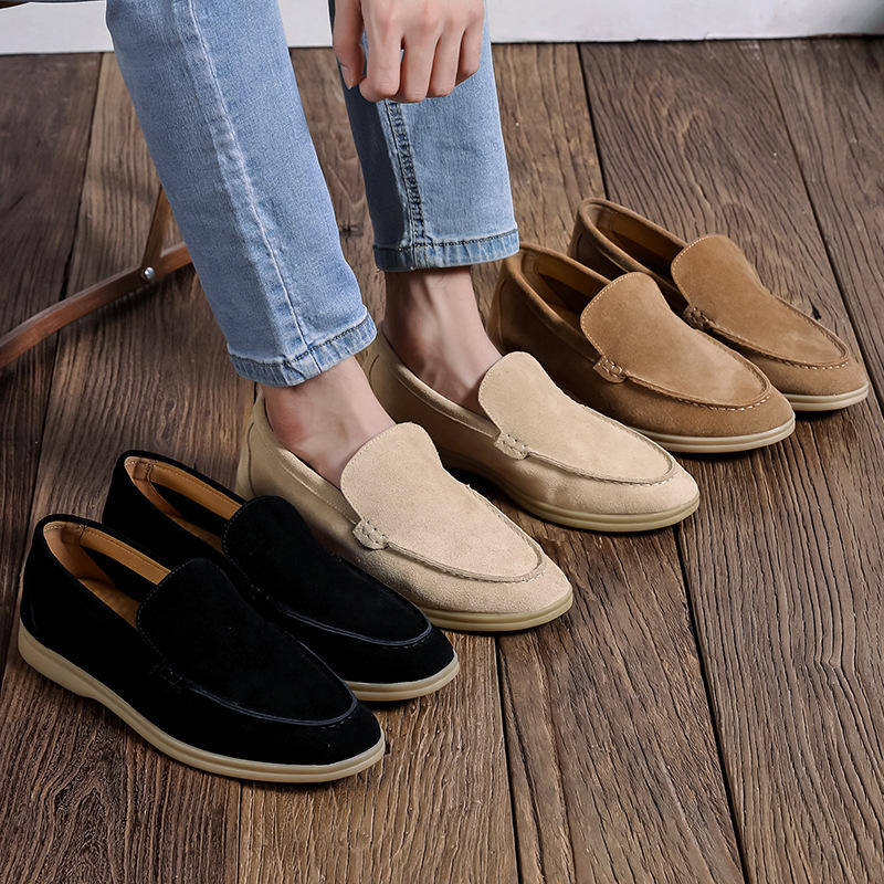 SUGO – Mocasines de ante para hombre