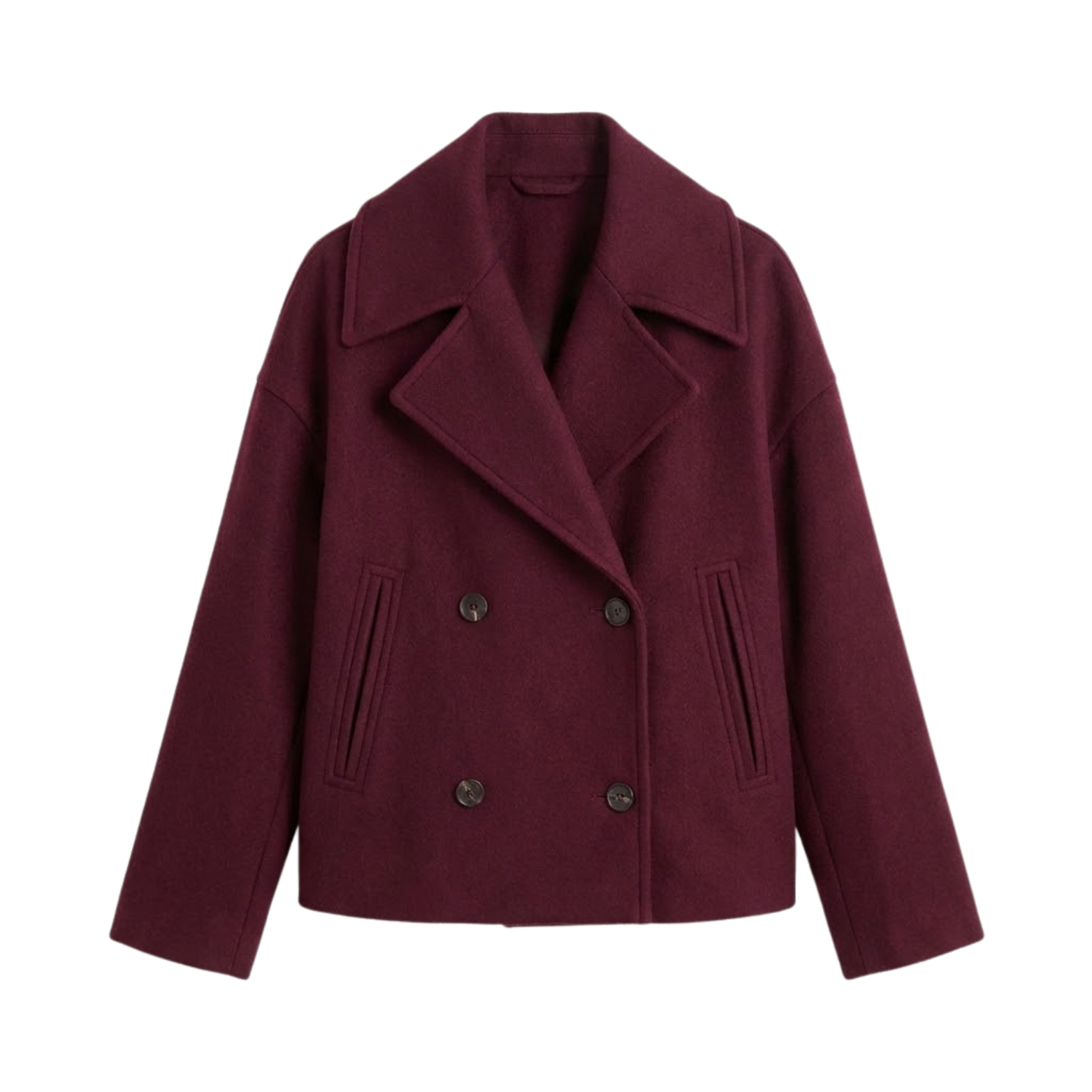 Isabel | Chaquetón Corto de Lana Doble Botonadura para Mujer Otoño e Invierno 1