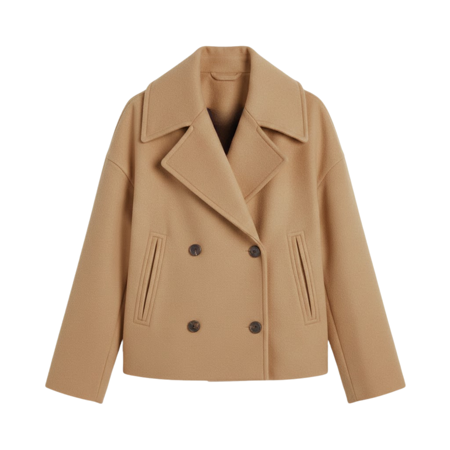 Isabel | Chaquetón Corto de Lana Doble Botonadura para Mujer Otoño e Invierno 6