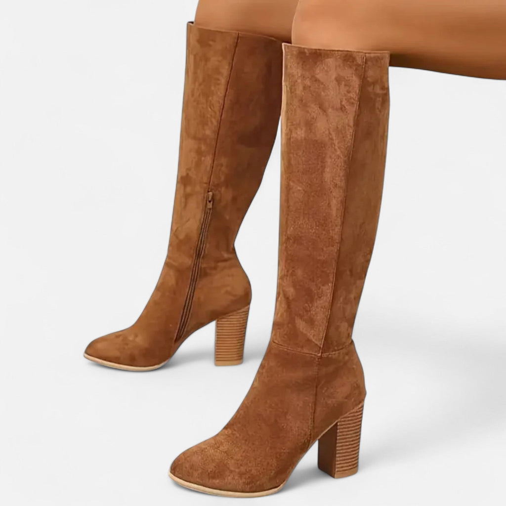 Isabella | Botas Altas Negras de Cuero para Mujer Elegantes y Sofisticadas 1