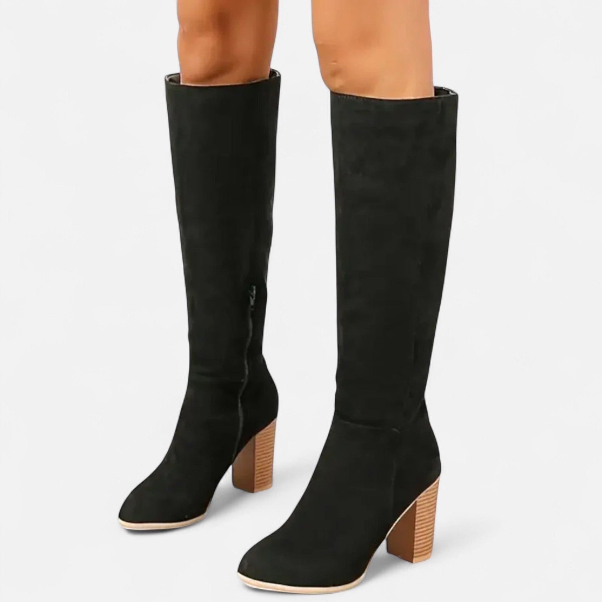 Isabella | Botas Altas Negras de Cuero para Mujer Elegantes y Sofisticadas 5