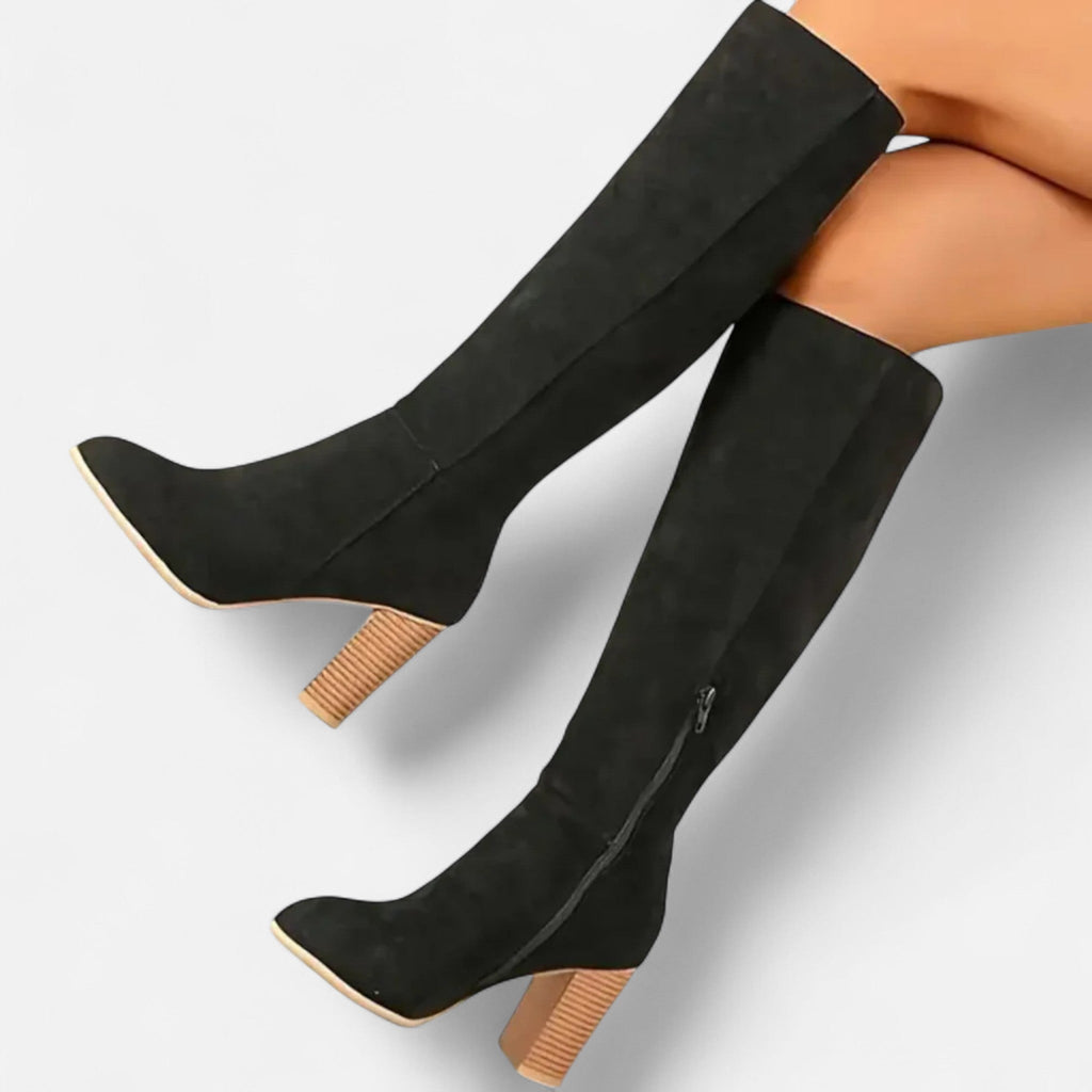 Isabella | Botas Altas Negras de Cuero para Mujer Elegantes y Sofisticadas 8