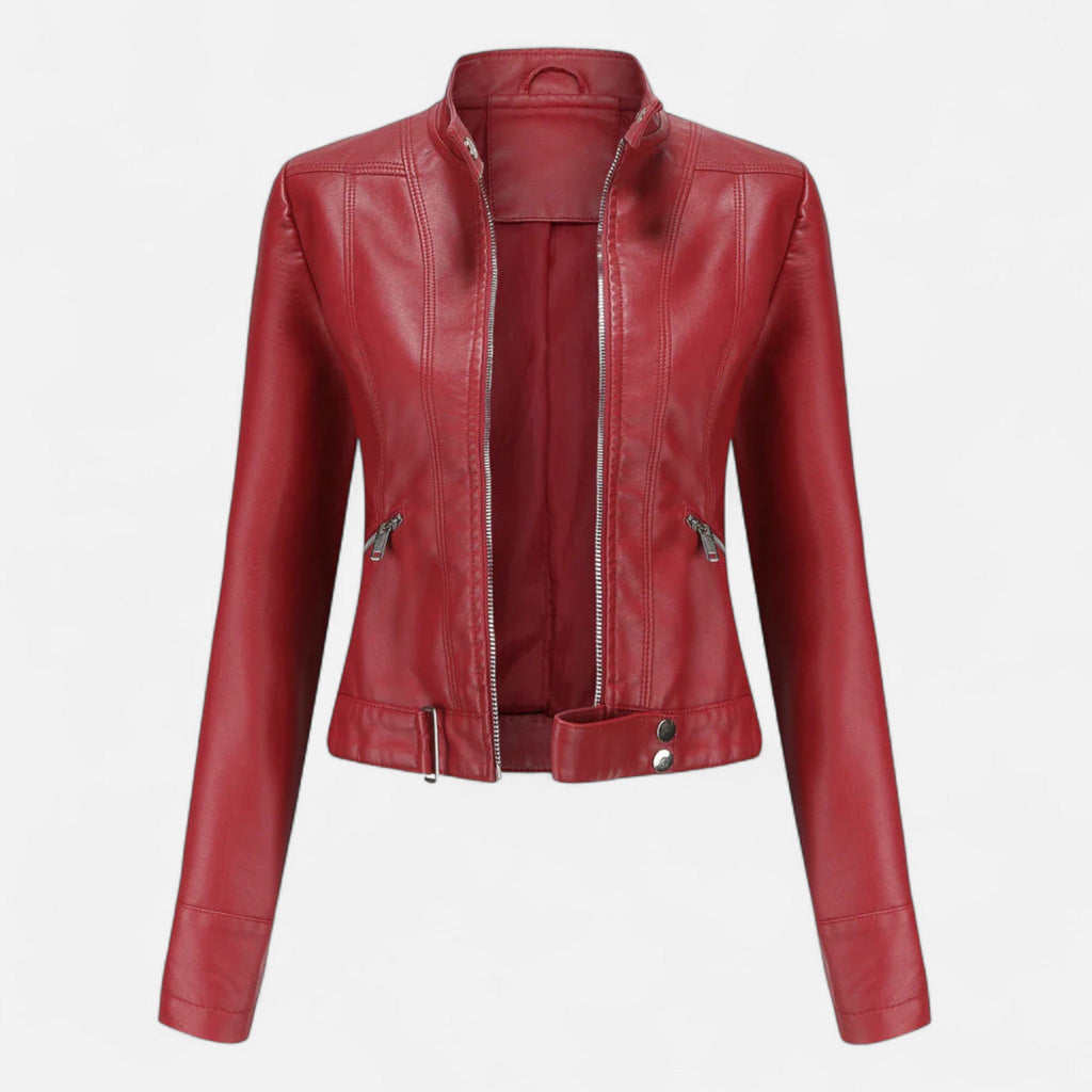Isabella | Chaqueta de Cuero Vegano Elegante para Mujer 4