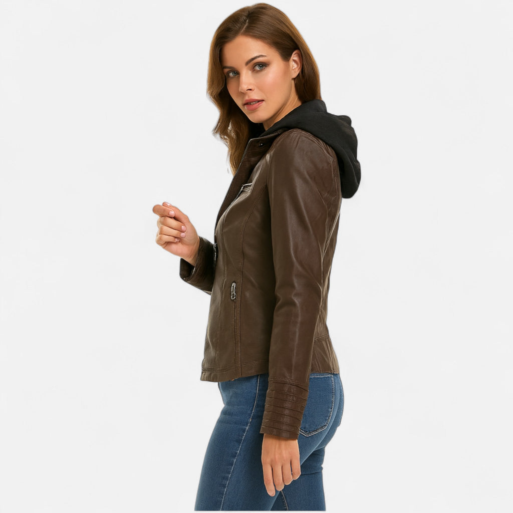 Isabella | Chaqueta de Cuero para Mujer con Diseño Elegante y Sofisticado 4