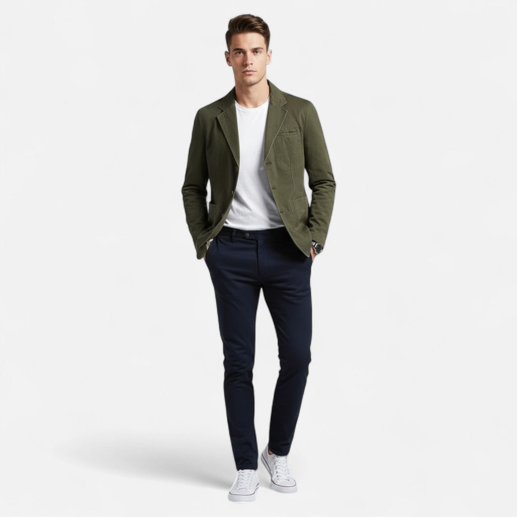 Javier | Blazer de Gran Talla Estilo Italiano para Hombre 1
