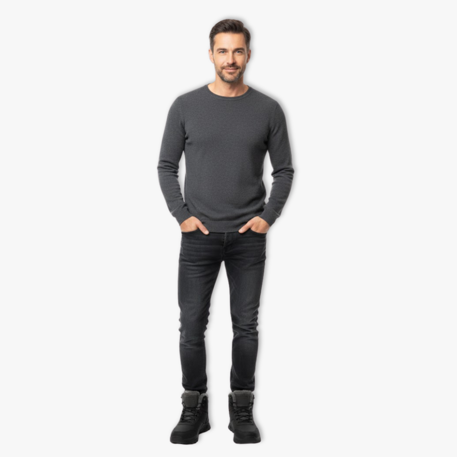 Javier | Botas de Nieve para Hombre con Forro de Felpa para Invierno 2