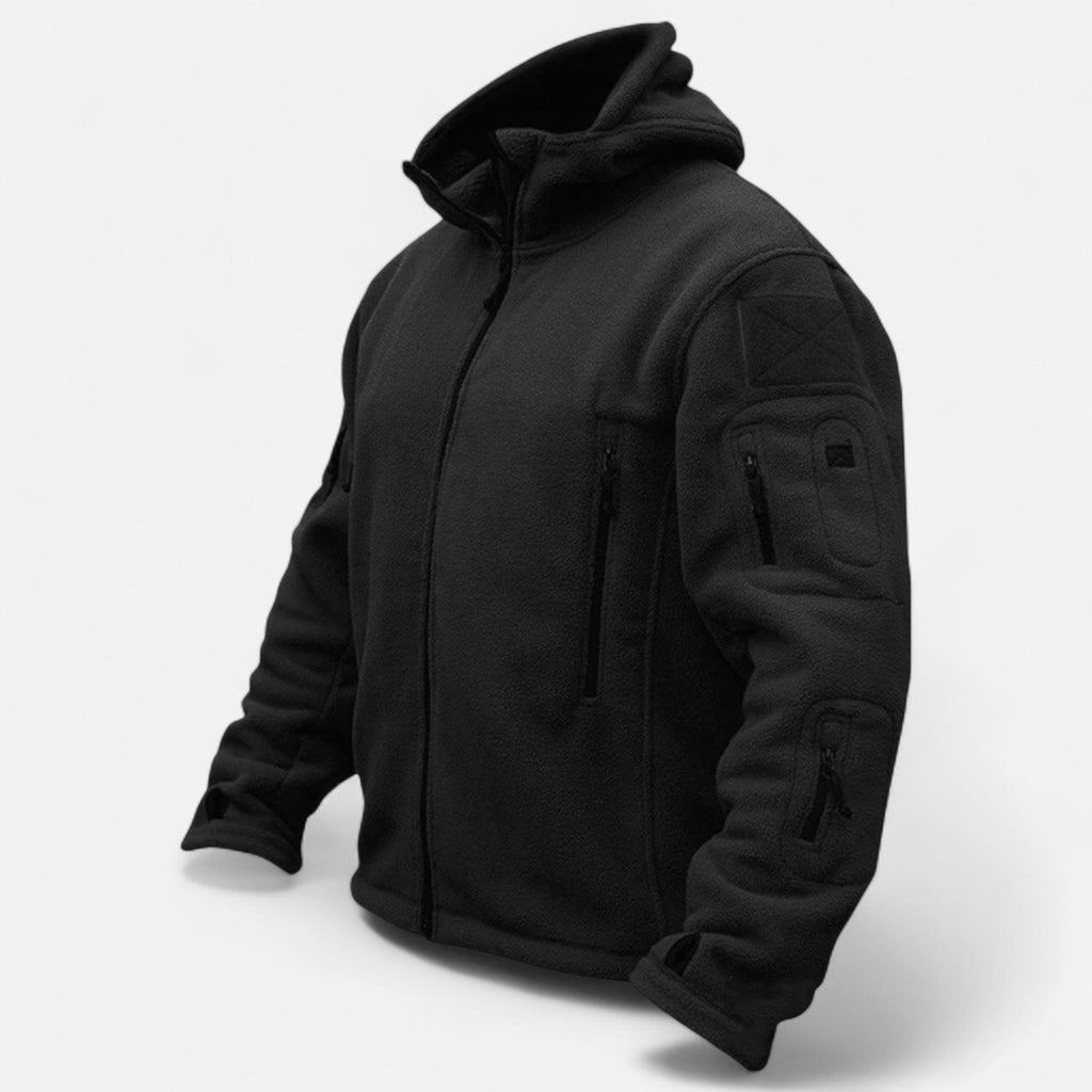 Javier | Chaqueta Táctica de Forro Polar para Hombre con Capucha para Invierno 5