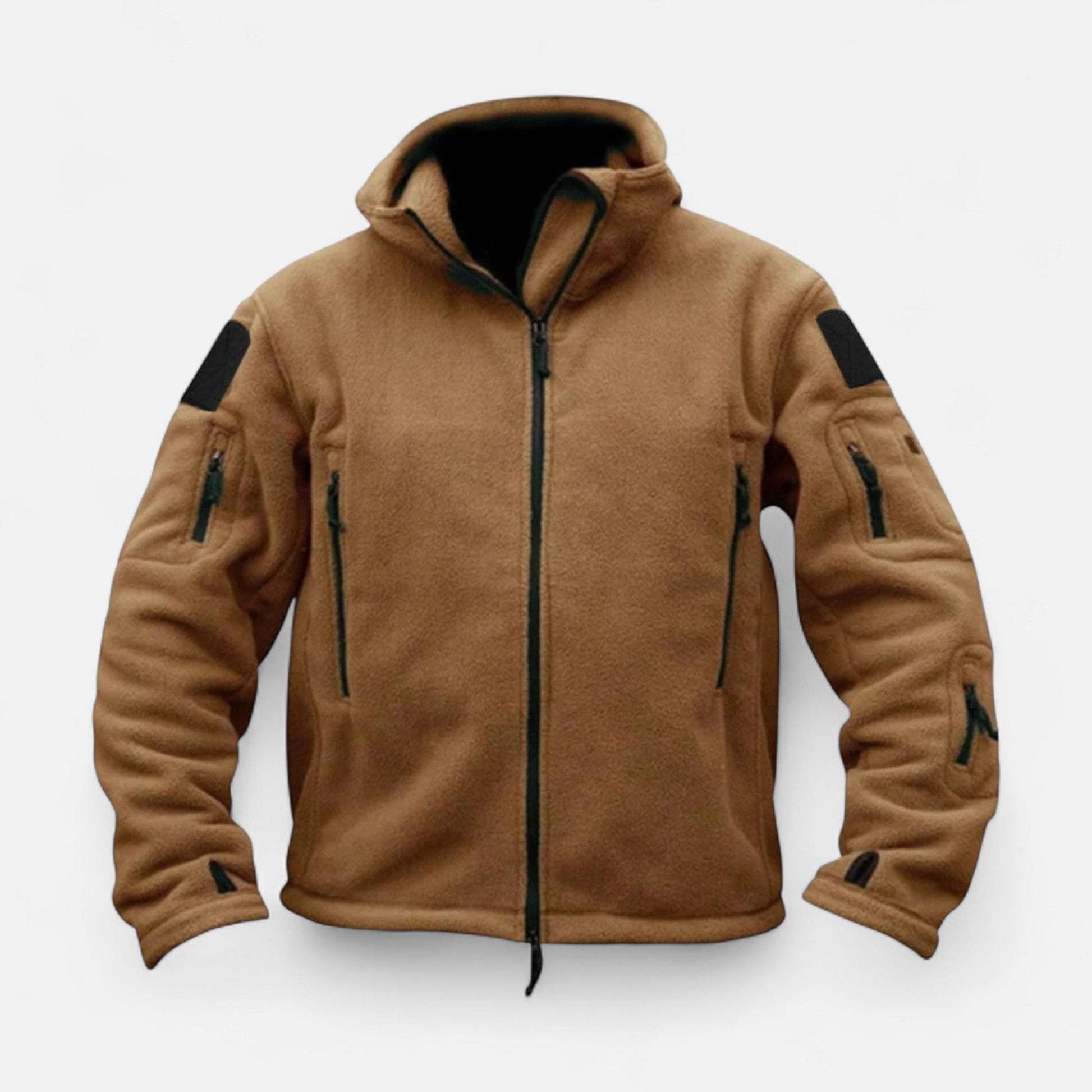 Javier | Chaqueta Táctica de Forro Polar para Hombre con Capucha para Invierno 6