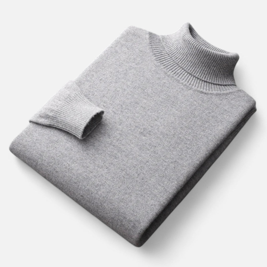 Javier | Jersey Cuello Alto de Lana para Hombre Clásico y Elegante 0