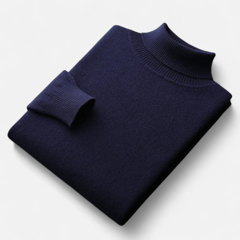 Javier | Jersey Cuello Alto de Lana para Hombre Clásico y Elegante 3