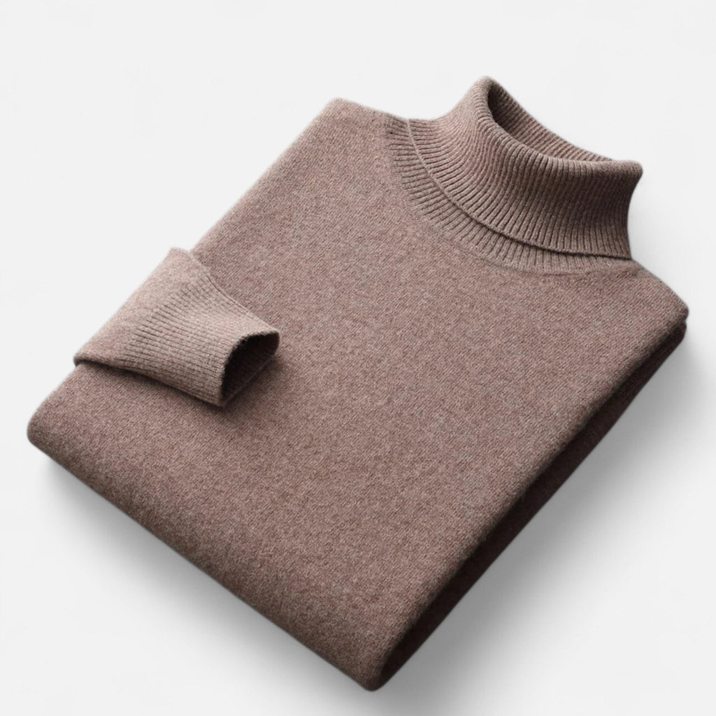 Javier | Jersey Cuello Alto de Lana para Hombre Clásico y Elegante 5