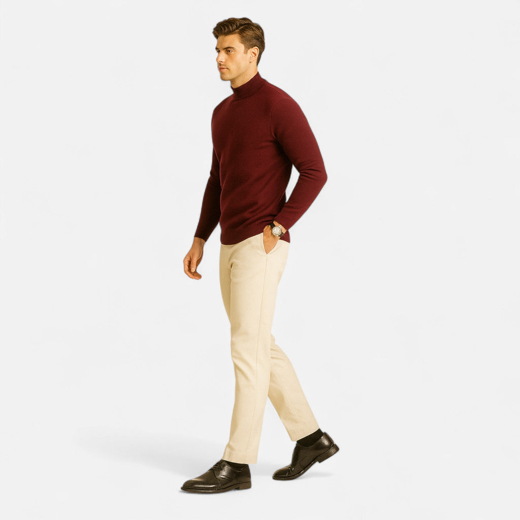 Javier | Jersey de Punto con Cuello Redondo para Hombre de Estilo Atemporal 2