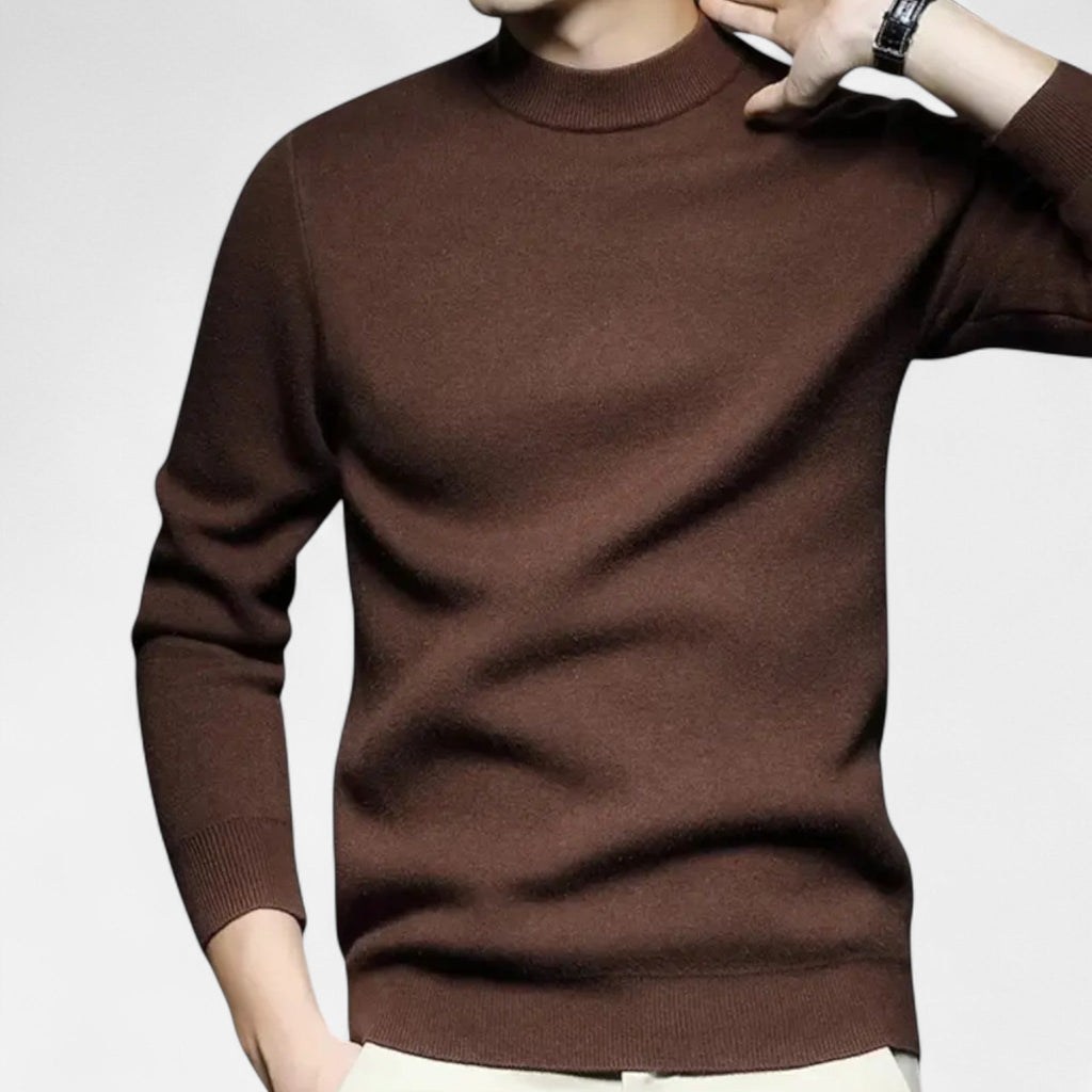 Javier | Jersey de Punto con Cuello Redondo para Hombre de Estilo Atemporal 5