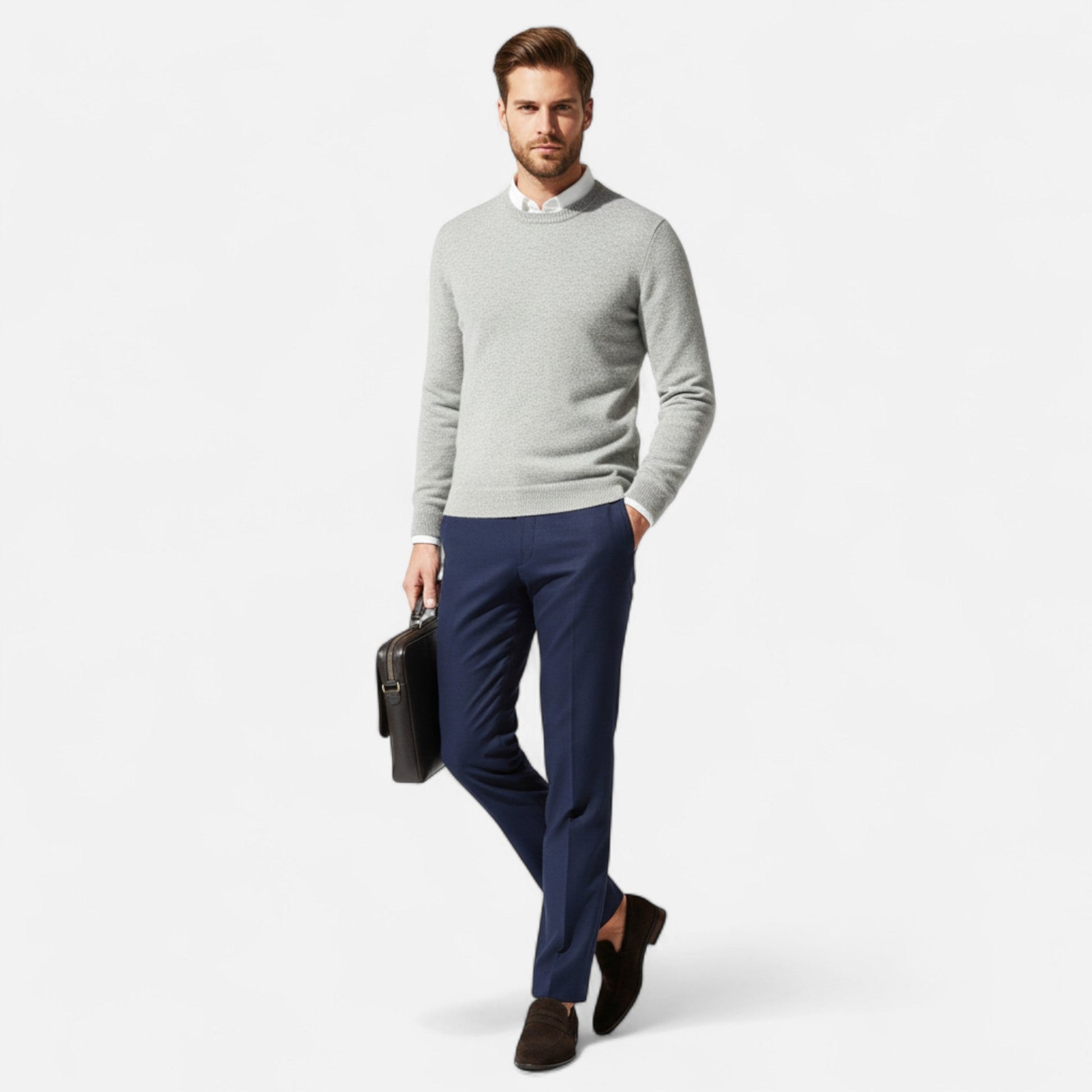 Javier | Mocasines Clásicos de Cuero para Hombre Elegante 6