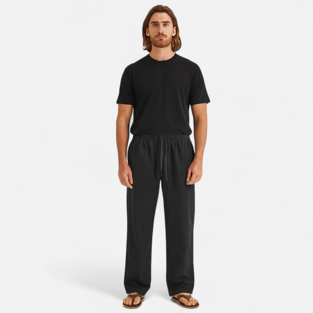 Javier | Pantalones Holgados de Corte Relajado para Hombre con Tejido Premium 1