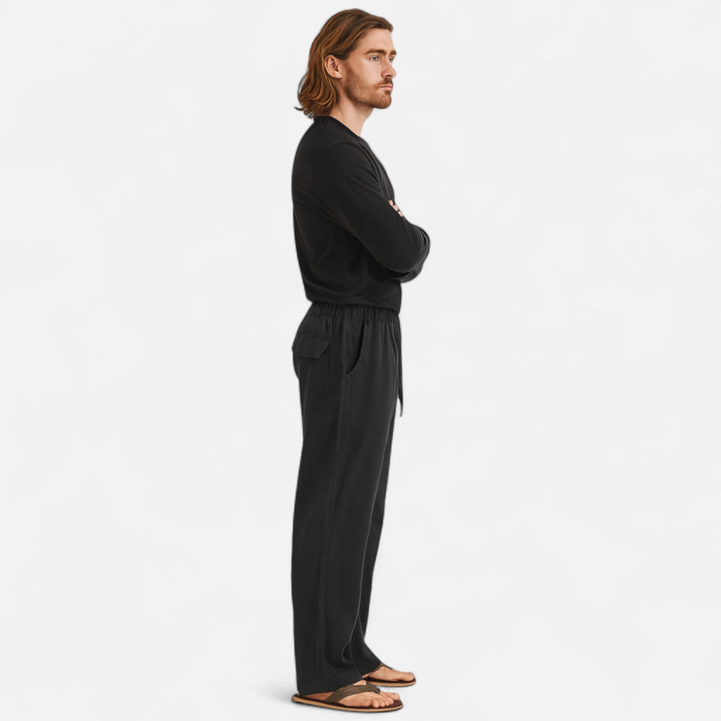 Javier | Pantalones Holgados de Corte Relajado para Hombre con Tejido Premium 2