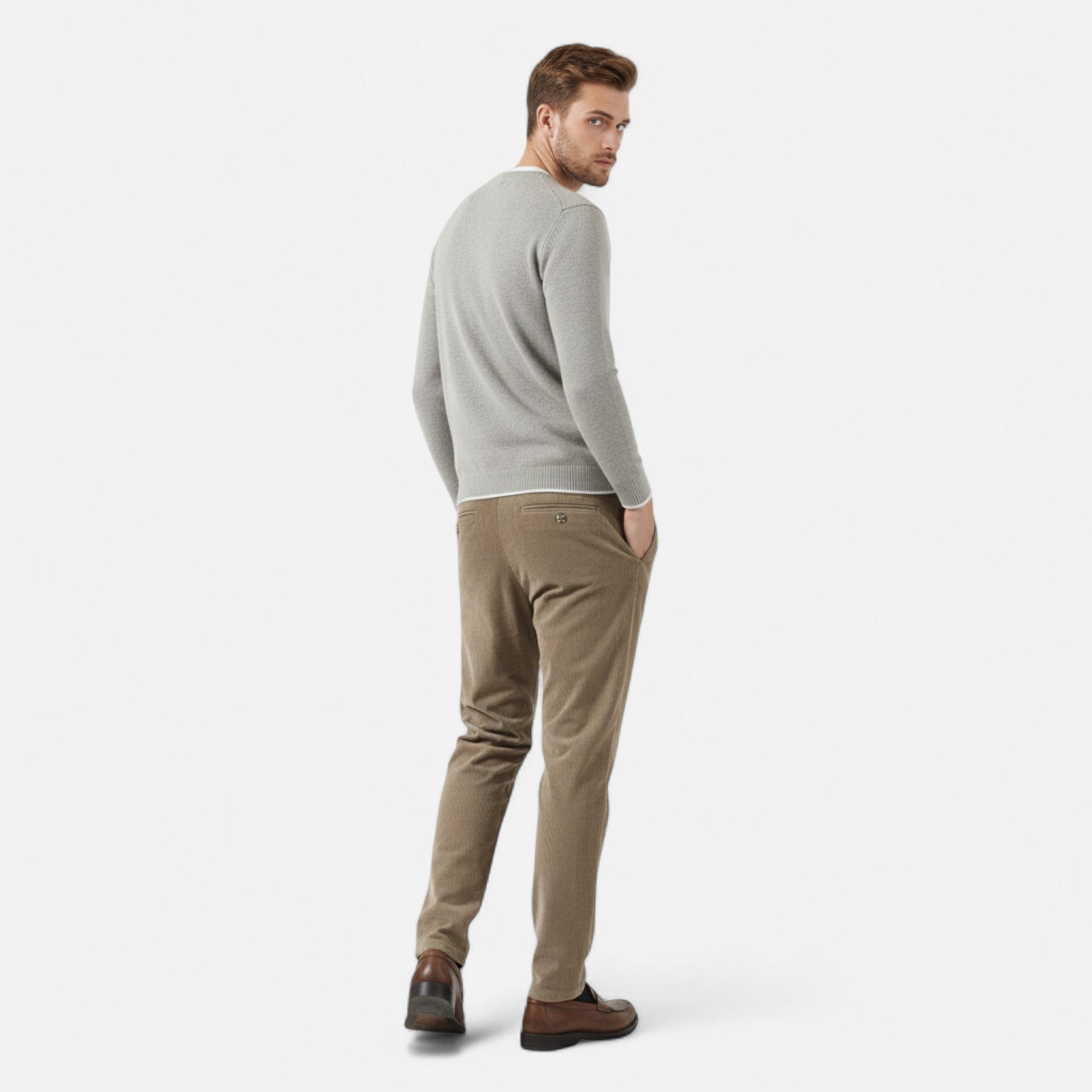 Javier | Pantalones de Pana Clásicos para Hombre con Estilo Versátil 2