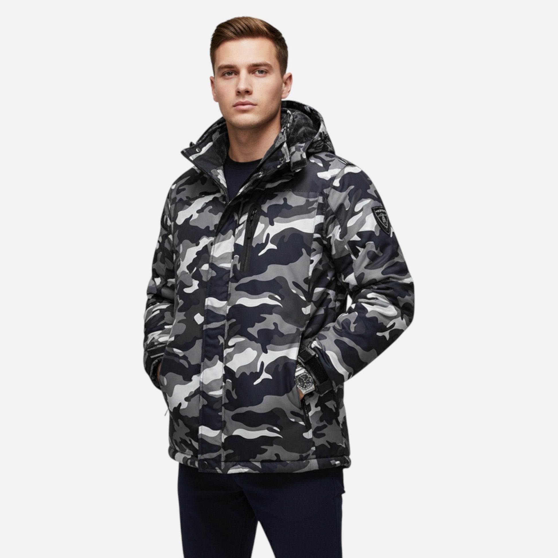 Javier | Parka Impermeable de Invierno con Forro Polar para Hombre 1