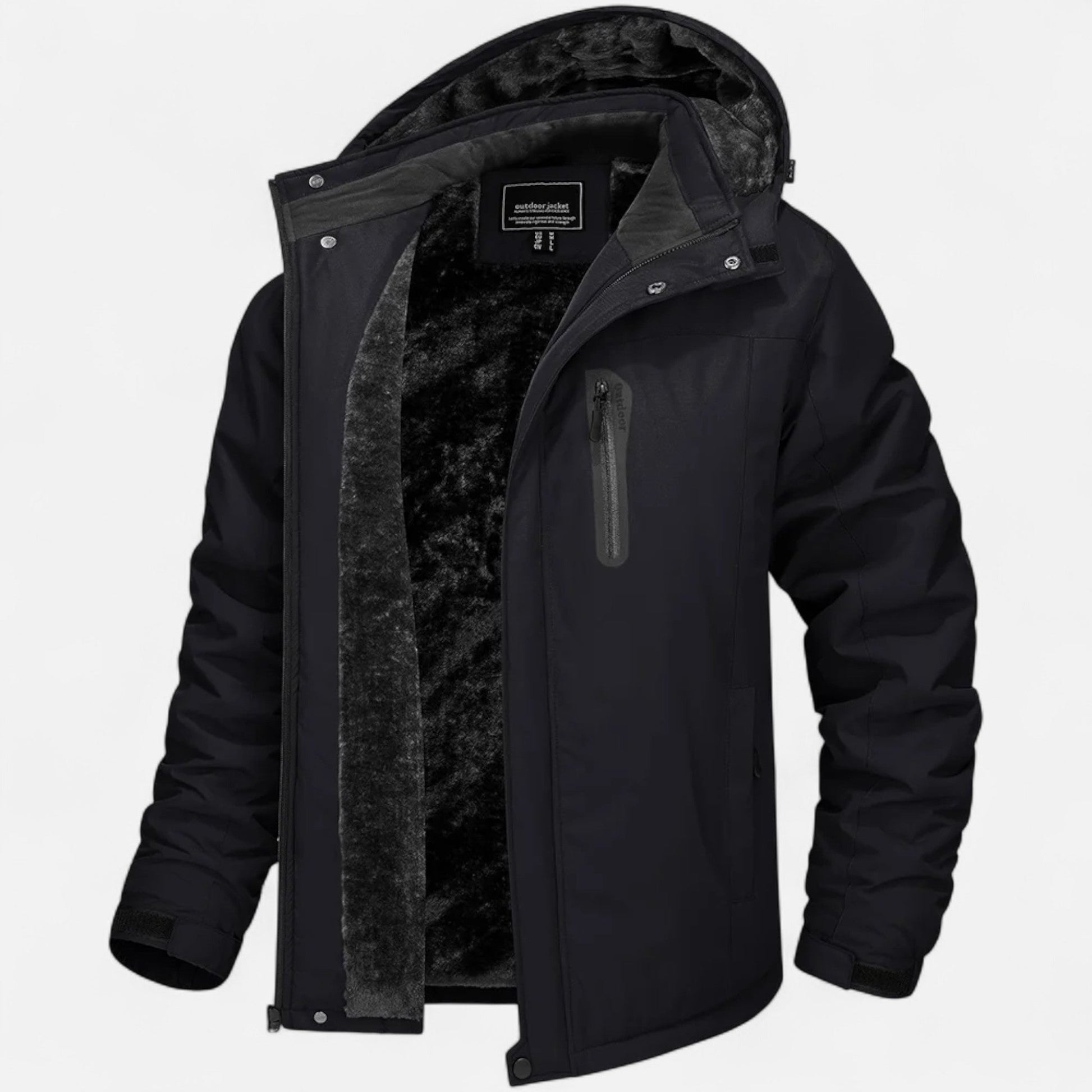 Javier | Parka Impermeable de Invierno con Forro Polar para Hombre 4