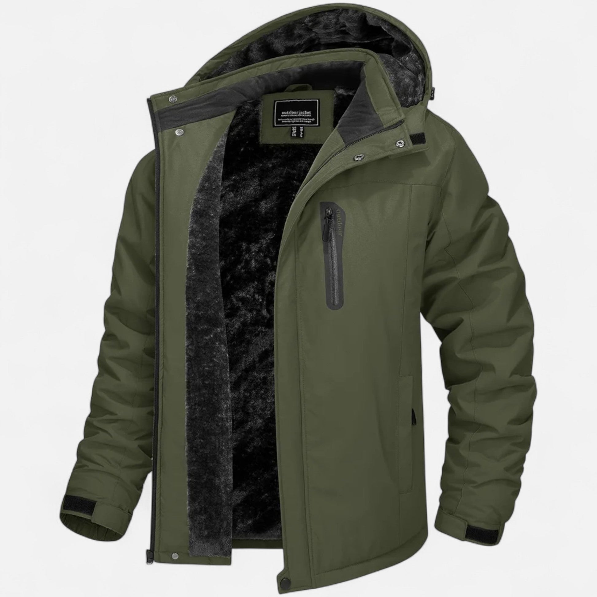 Javier | Parka Impermeable de Invierno con Forro Polar para Hombre 5